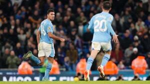 Rodri rescues a point for Manchester City against Chelsea