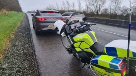 Driver on cocaine caught speeding at 156km/h on busy motorway