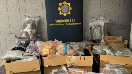 Drugs seized in Dublin worth estimated €3m