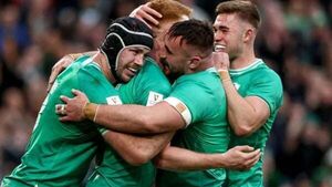 Ireland stay on course for successive Grand Slam titles with victory over Wales