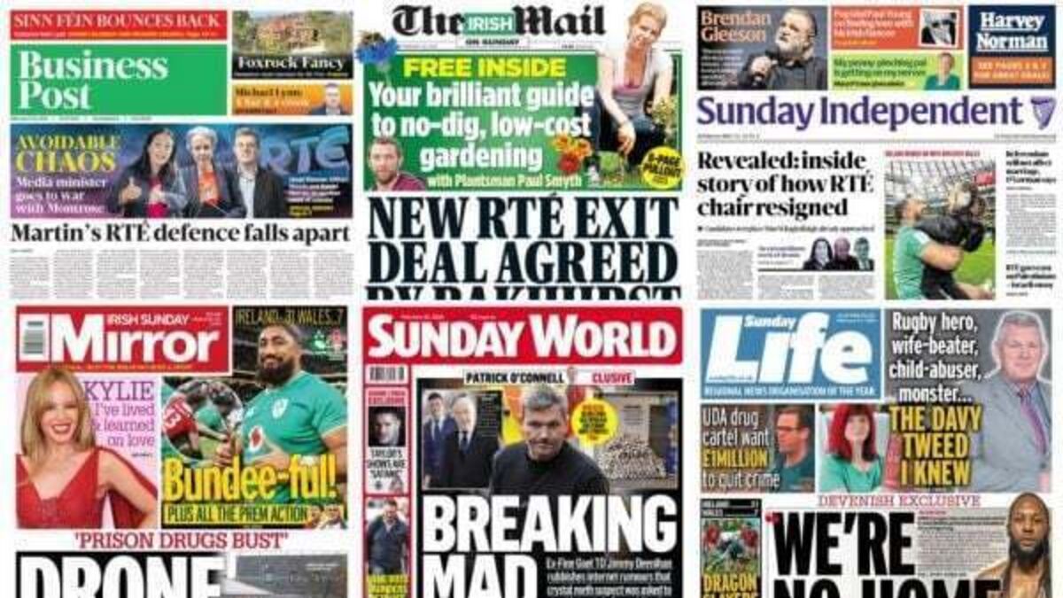 What the papers say: Sunday's front pages