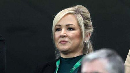 O’Neill becomes first nationalist First Minister to attend Windsor Park game