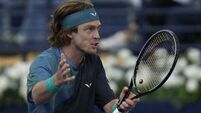 Andrey Rublev defaulted for allegedly abusing line judge at Dubai Open