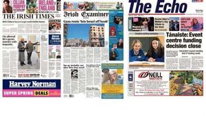 What the papers say: Saturday's front pages What the papers say: Saturday's front pages