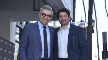 American Pie reunion as Eugene Levy receives star on Hollywood Walk of Fame