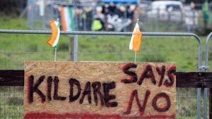 Protest at Kildare site earmarked for Ukrainian refugees has ended, court told Protest at Kildare site earmarked for Ukrainian refugees has ended, court told