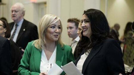 Michelle O'Neill points US investors to North's dual market ‘unique selling point’