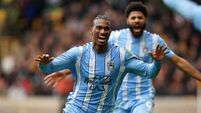 Coventry score twice in injury time to stun Wolves and reach FA Cup semi-finals