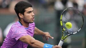 Carlos Alcaraz ends Jannik Sinner’s winning run to reach Indian Wells final Carlos Alcaraz ends Jannik Sinner’s winning run to reach Indian Wells final