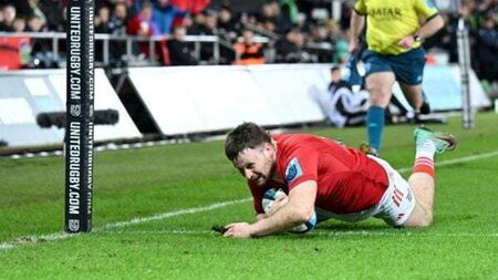 Sean O’Brien at the double as Munster win at Ospreys