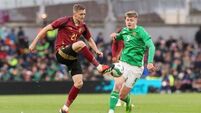 Evan Ferguson misses penalty as Ireland fail to take chances in Belgium draw