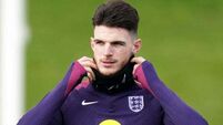Declan Rice to captain England against Belgium on his 50th appearance