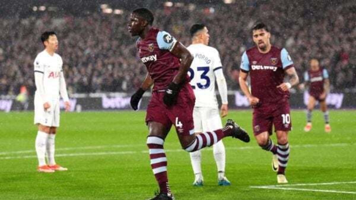 Tottenham pegged back by West Ham as Kurt Zouma nets equaliser