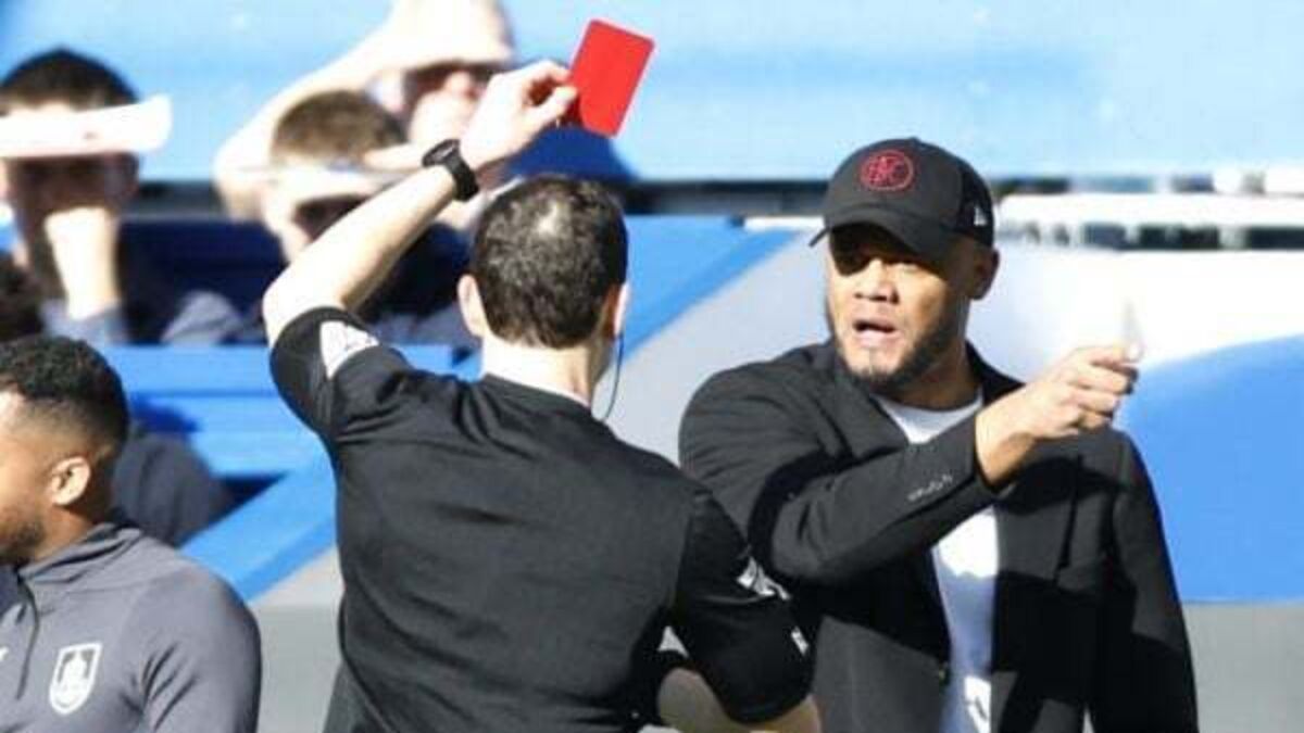 Vincent Kompany charged by the FA for touchline protests towards referee