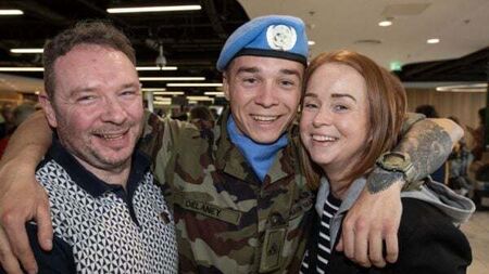 Irish troops arrive home to mark end of peacekeeping mission in Syria