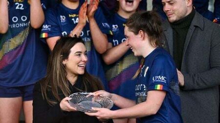 Maeve O’Neill goal seals Carlow win in Division 4 final against Limerick