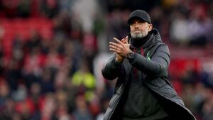 Jurgen Klopp ‘absolutely fine’ with Liverpool’s situation after draw at Man Utd