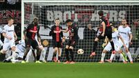 West Ham left with tough task after defeat to Bayer Leverkusen