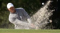 Tiger Woods makes difficult start to marathon second day at Augusta