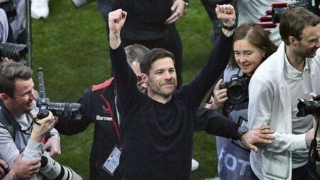 Xabi Alonso’s Bayer Leverkusen secure first Bundesliga title with five games to spare