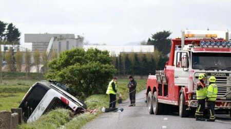 No injuries reported after school bus veers off road in Limerick