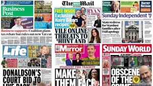 What the papers say: Sunday's front pages What the papers say: Sunday's front pages