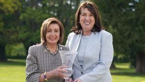 Pelosi warns ‘democracy at stake’ during visit to Ireland