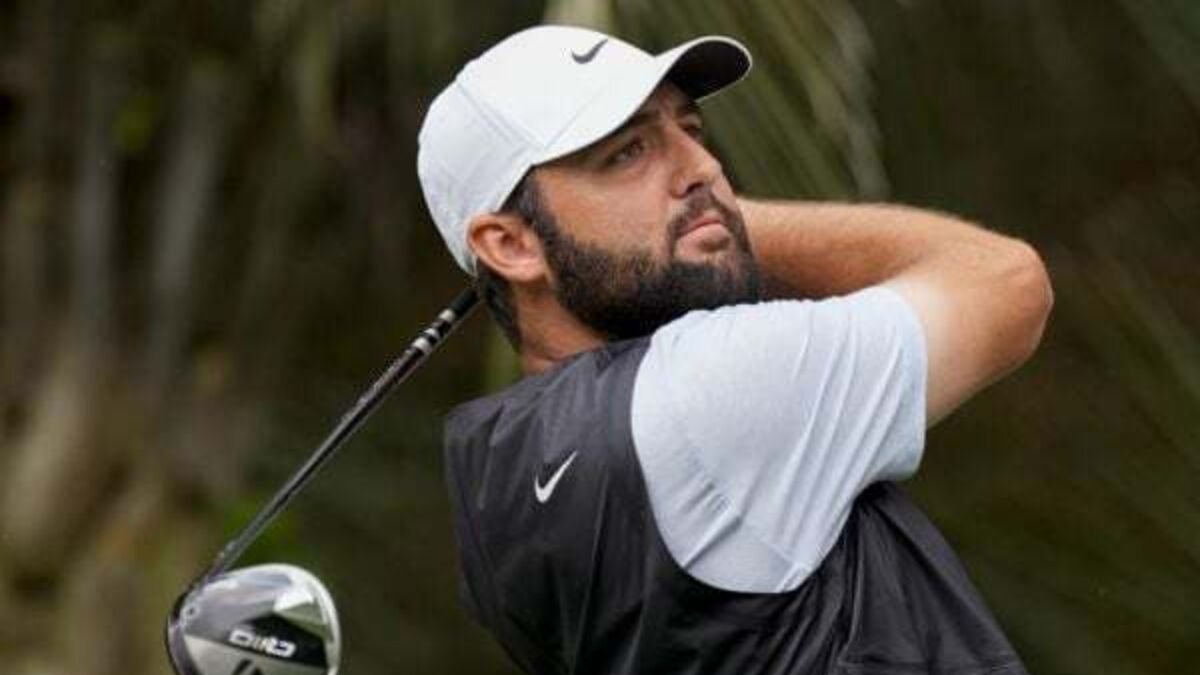 Scottie Scheffler five strokes ahead at RBC Heritage with weather forcing Monday finish