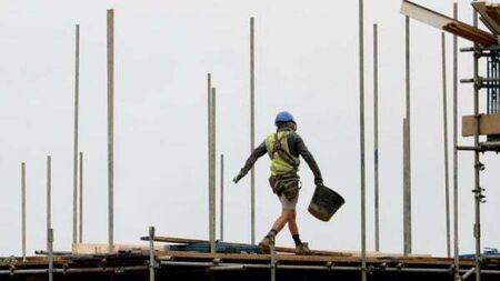 Number of new homes built fell by 12% in first quarter, figures show