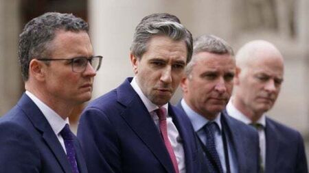 Simon Harris defends Helen McEntee’s work on ‘demanding’ migration issues