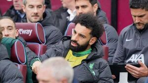 Mo Salah left on the bench as Liverpool’s title hopes hit further at West Ham