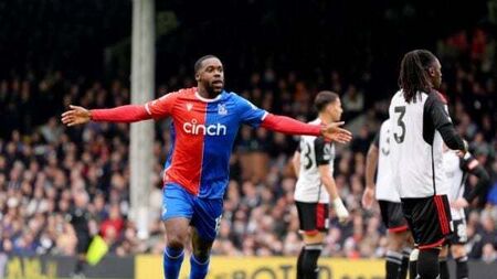 Jeffrey Schlupp celebrates late wondergoal as Crystal Palace earn point at Fulham