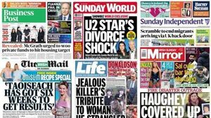 What the papers say: Sunday's front pages What the papers say: Sunday's front pages