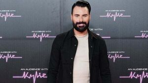 Rylan Clark reacts after he is compared to man in police e-fit