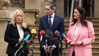 Harris hails impact of Stormont return on first official visit to Northern Ireland