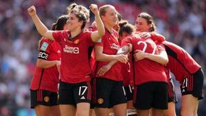 Manchester United thrash Tottenham to win Women’s FA Cup for first time Manchester United thrash Tottenham to win Women’s FA Cup for first time
