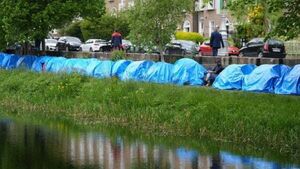 Gardaí investigating attack on homeless asylum seekers at Grand Canal Gardaí investigating attack on homeless asylum seekers at Grand Canal