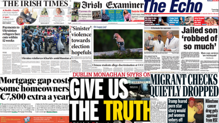 What the papers say: Tuesday's front pages