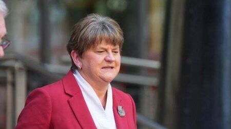 Arlene Foster denies 'sectarianising' Stormont’s response to Covid-19
