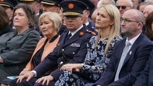 McEntee and Harris honour gardaí who died in line of duty at memorial day McEntee and Harris honour gardaí who died in line of duty at memorial day