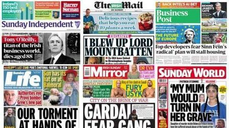 What the papers say: Sunday's front pages