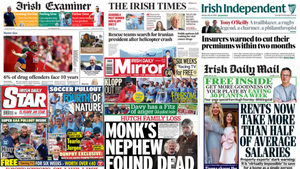 What the papers say: Monday's front pages What the papers say: Monday's front pages
