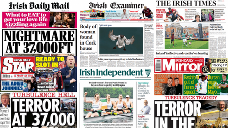 What the papers say: Wednesday's front pages