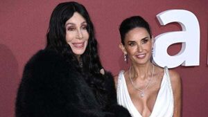 Demi Moore and Cher among stars supporting Aids fundraising gala in Cannes