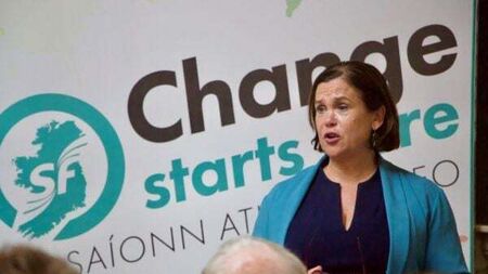 McDonald says Sinn Féin’s 335 local election candidates can each win a seat