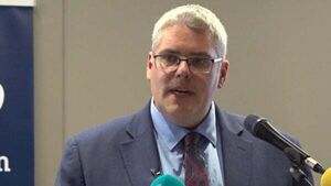 Robinson ‘to continue Irish Sea border fight’ after being ratified as DUP leader