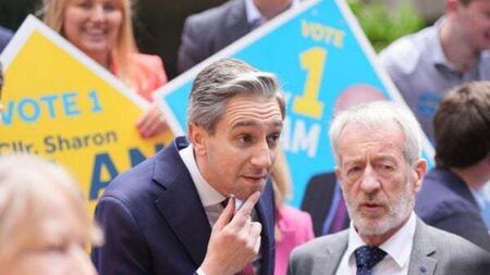 Investigation launched after protesters disrupt Simon Harris election canvass in Mayo