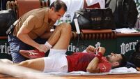 Novak Djokovic forced to withdraw from French Open with knee injury