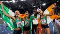 Irish Women's 4 x 400m team win silver medal at European Championships in Rome