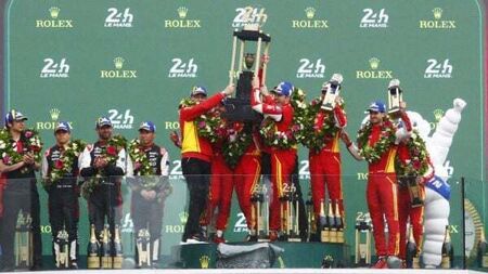 Ferrari win 24 Hours of Le Mans for second year in a row